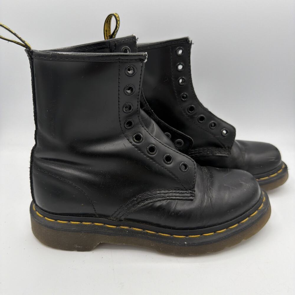 Dr Martens Boots AirWair Womens 5.5  Pebble Black 1460 UK 3 Doc Martins Dr